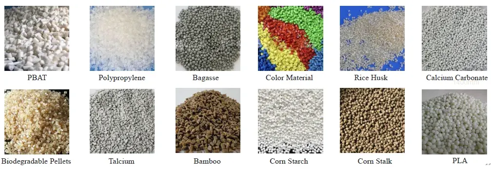 raw material for making biodegradable products